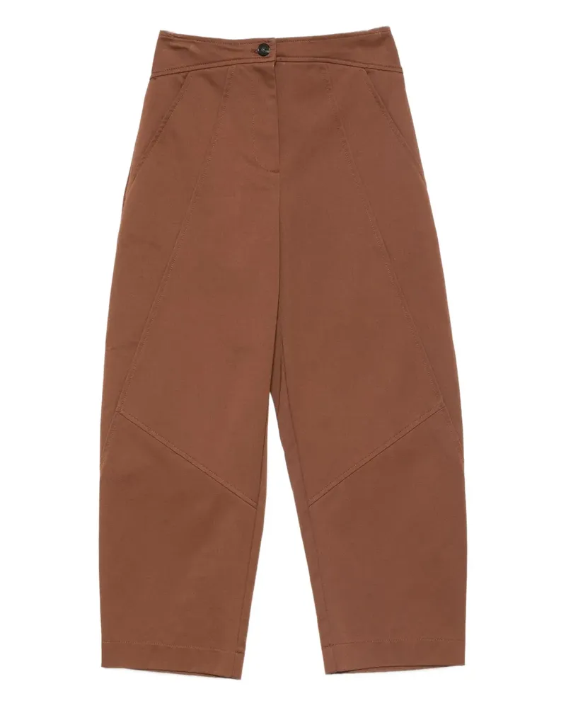 Patrizia Pepe Ballonhose mit weitem Bein - Braun Braun