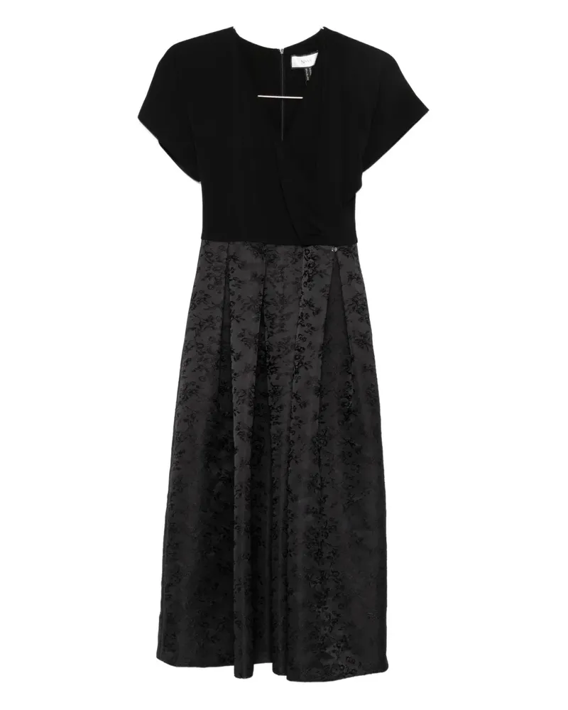 NISSA Kleid mit Muster - Schwarz Schwarz