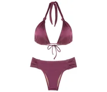 Bikini mit Knotendetail - Violett