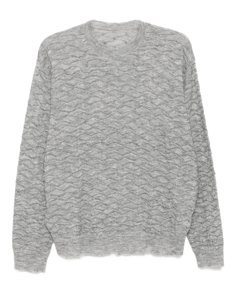 JNBY Gebürsteter Pullover - Grau Grau