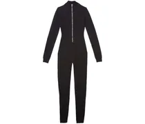 Gestrickter Catsuit - Schwarz