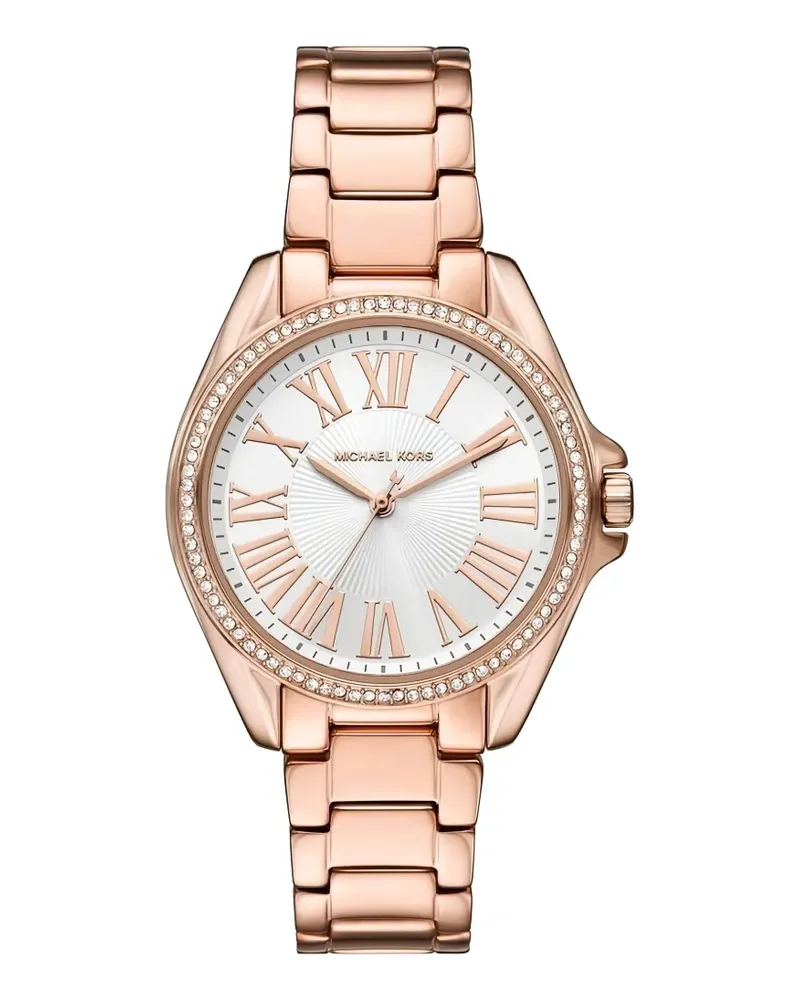 Michael Kors Kaycie 39mm crystal-embellished watch - Weiß Weiß