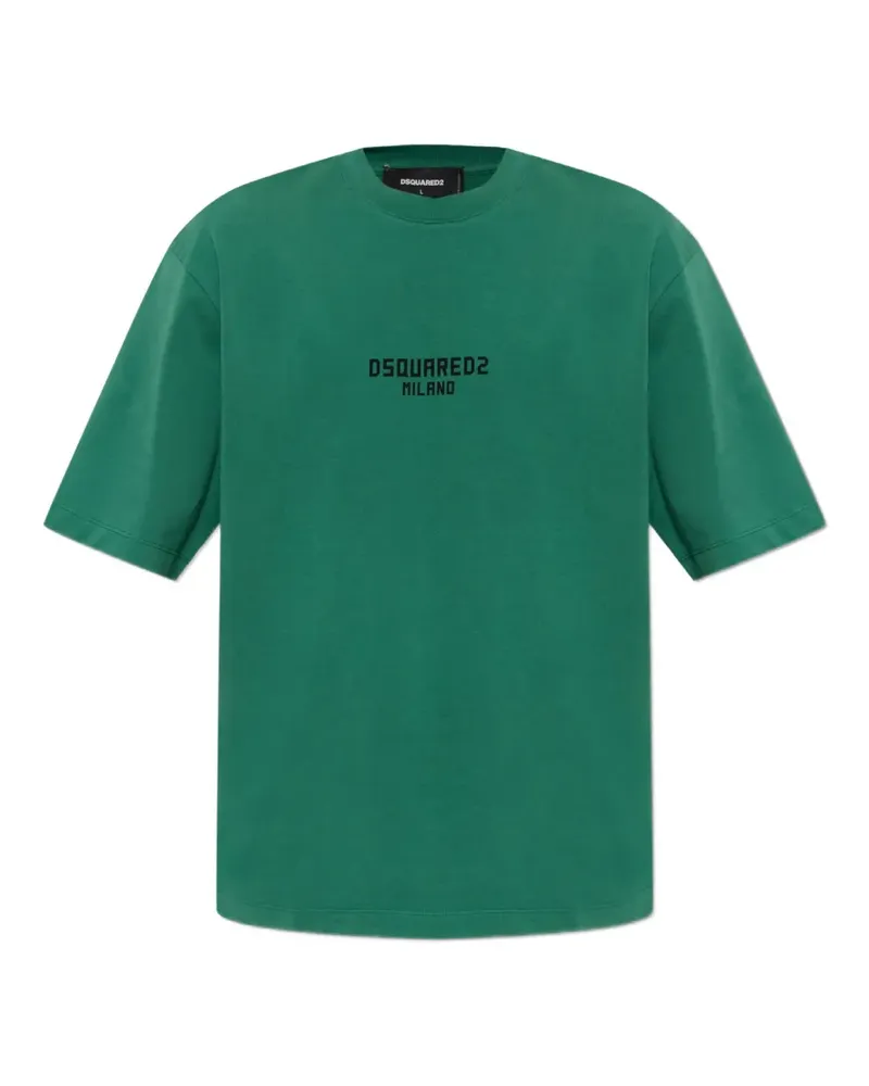 Dsquared2 T-Shirt mit lockerem Schnitt - Grün Grün