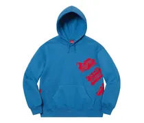 Old English Hoodie - Blau