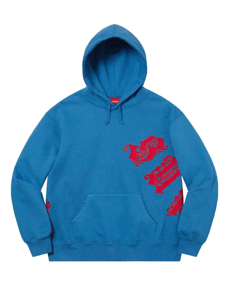 Supreme Being Old English Hoodie - Blau Blau