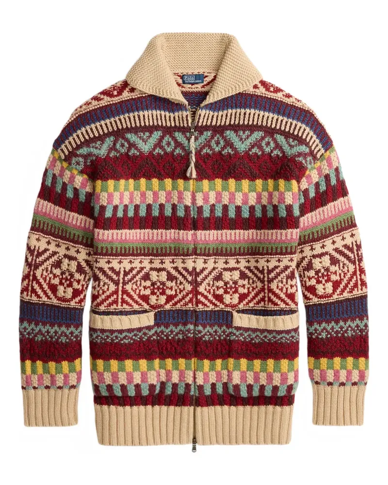 Ralph Lauren Cardigan mit Schalkragen - Rot Rot