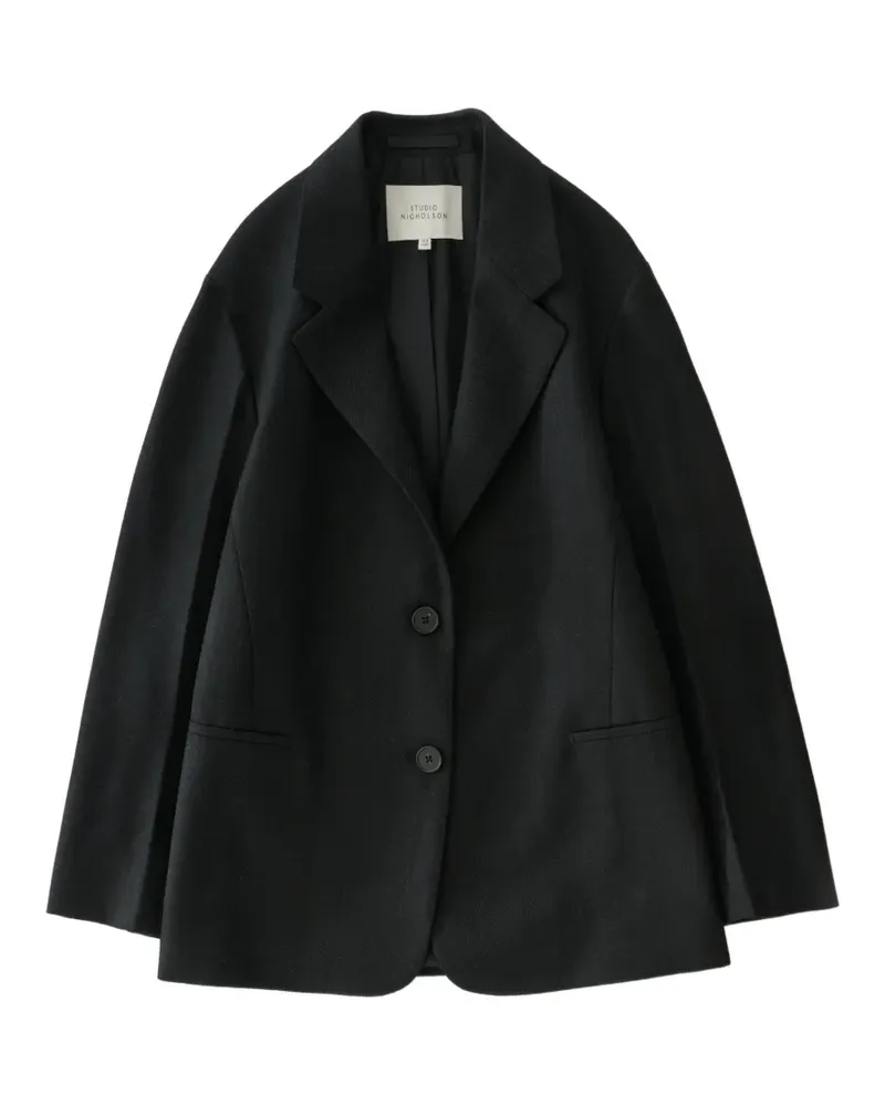 Studio Nicholson Mazar Blazer aus Wolle - Schwarz Schwarz