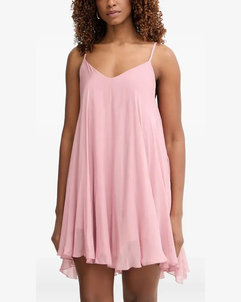 HAVEONE V-neck pleated dress - Rosa Rosa