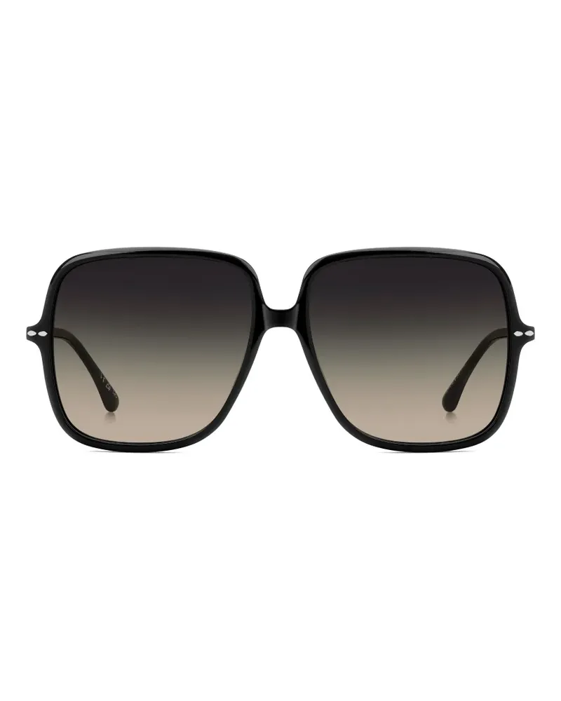 Isabel Marant The In Love Sonnenbrille mit quadratischem Gestell - Schwarz Schwarz