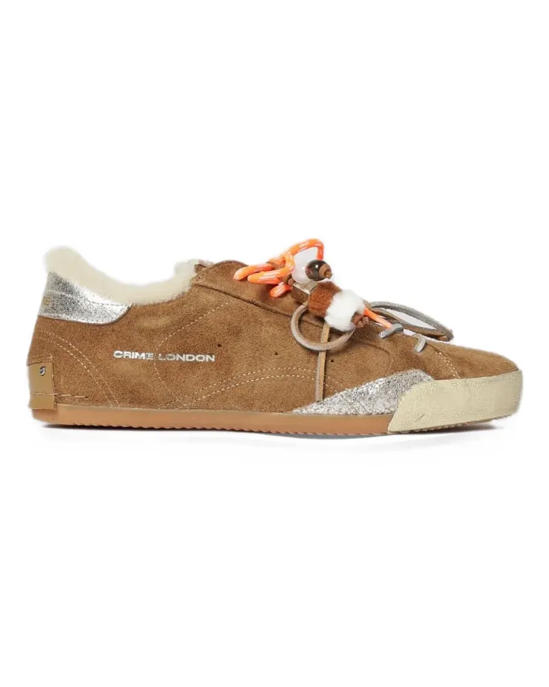 Crime Sneakers mit Shearling-Futter - Braun Braun