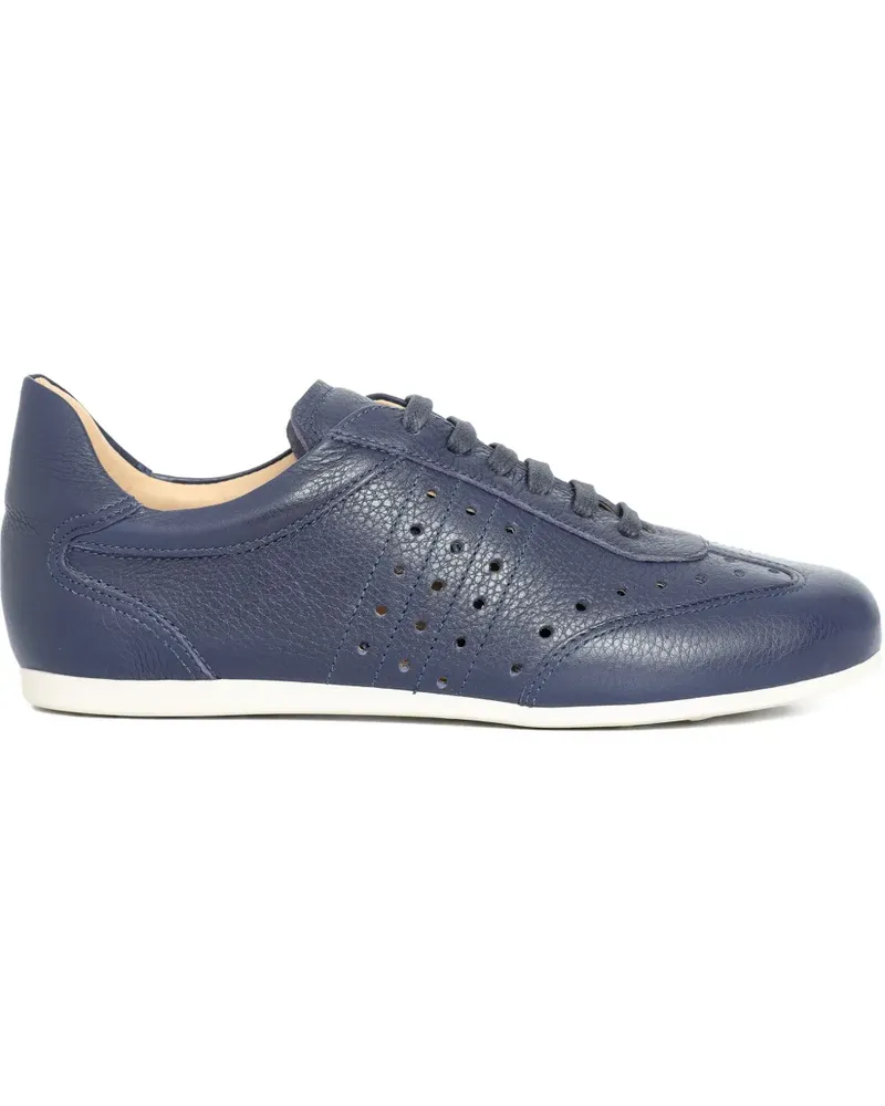 Sarah Chofakian Perforierte Monocle Café Sneakers - Blau Blau