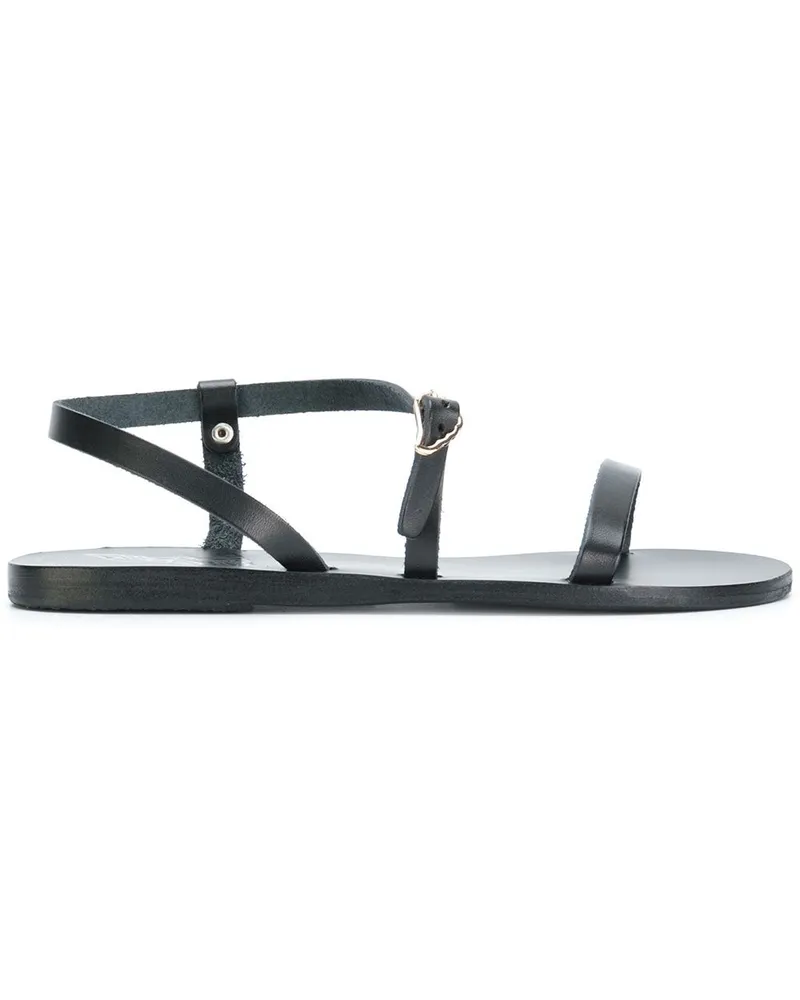 Ancient Greek Sandals Flache 'Niove' Sandalen - Schwarz Schwarz