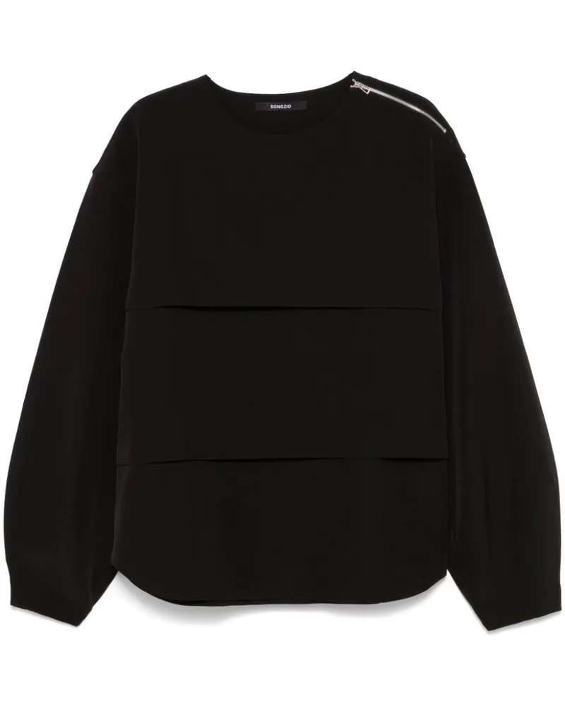 SONGZIO Painter Sweatshirt - Schwarz Schwarz