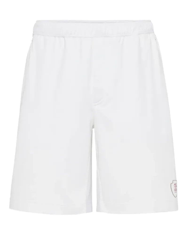 Brunello Cucinelli Shorts mit elastischem Bund - Weiß Weiß