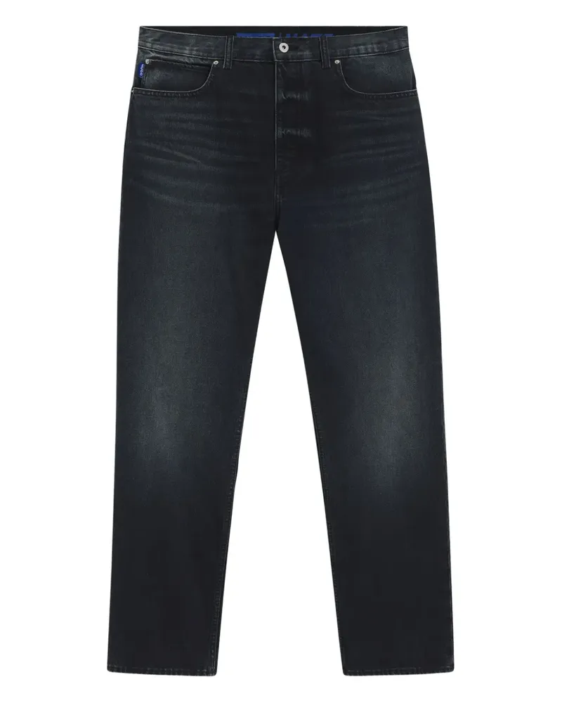 HUGO BOSS Jeans mit Tragefalten - Blau Blau