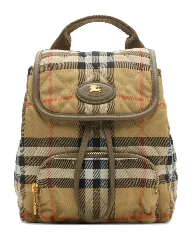 Burberry Mini Rucksack mit Steppung - Nude Nude