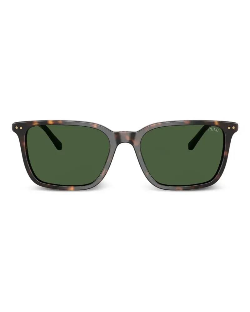 Ralph Lauren Sonnenbrille mit eckigem Gestell - Braun Braun