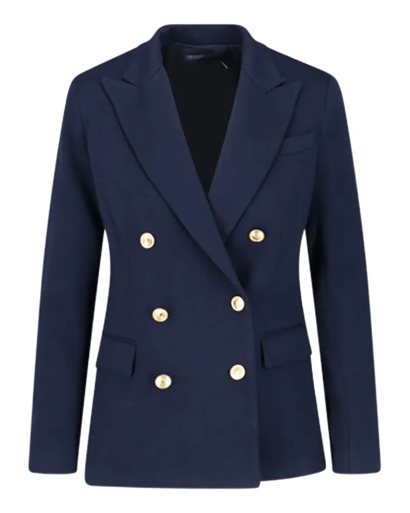 Ralph Lauren double-breasted notched blazer - Blau Blau
