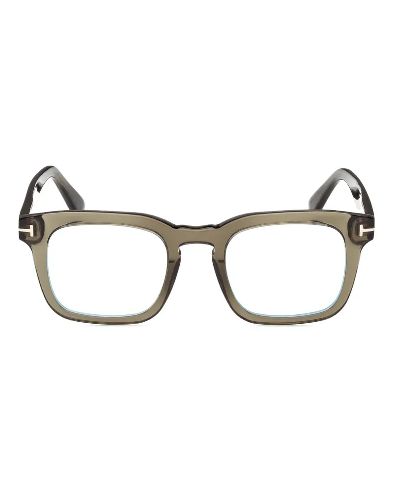 Tom Ford Brille mit eckigem Gestell - Grün Grün