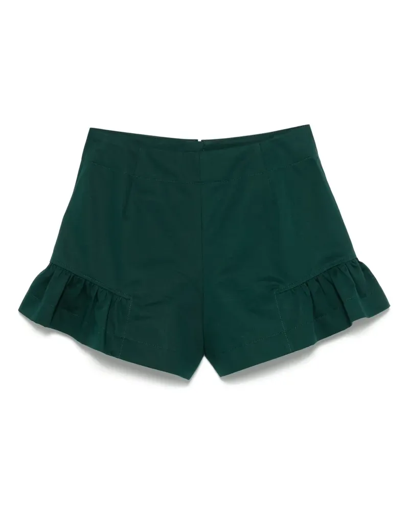 Sandro Shorts mit gerafftem Detail - Grün Grün