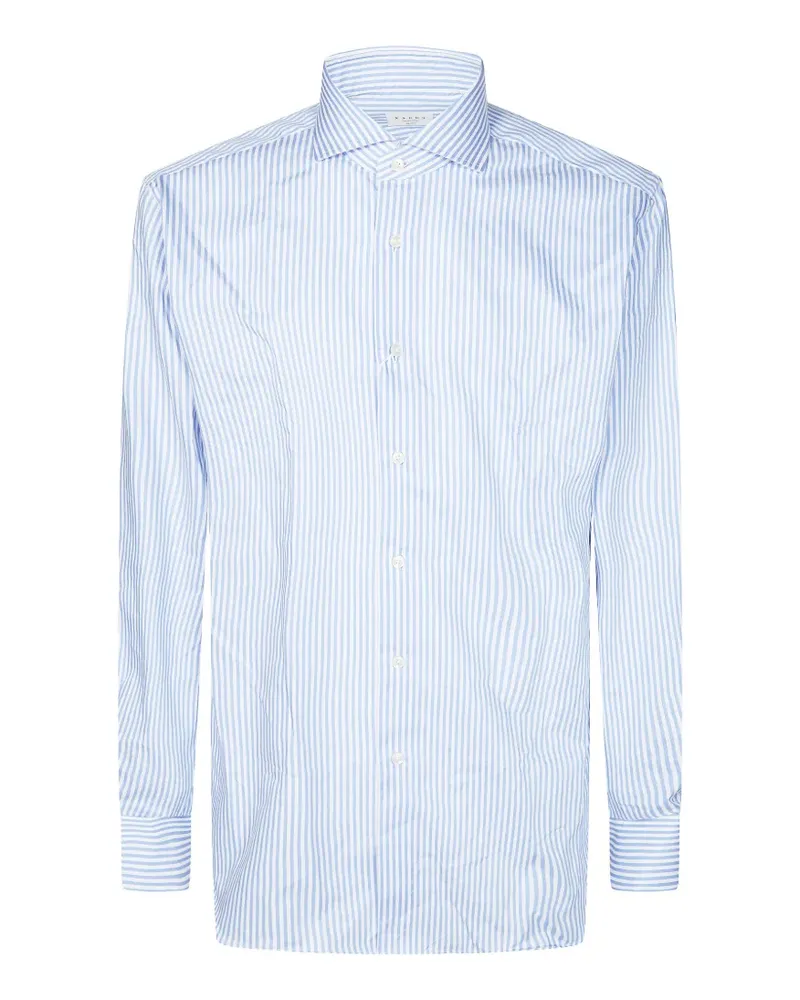 XACUS striped long-sleeve shirt - Blau Blau