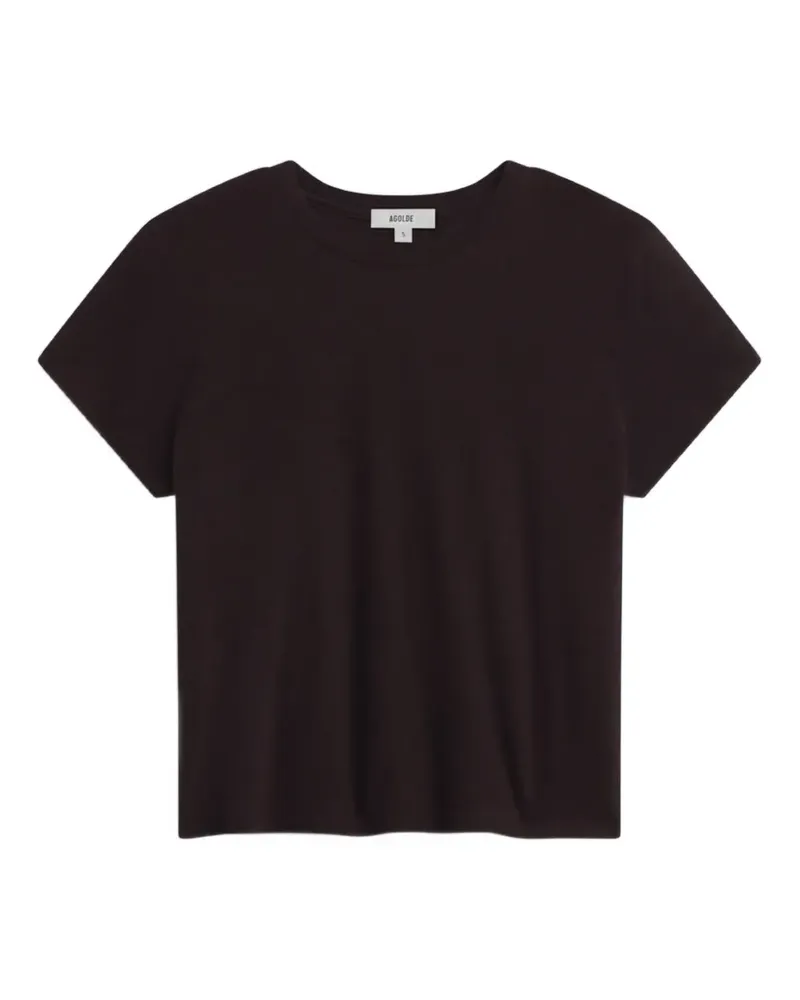AGOLDE Adine crew-neck T-shirt - Braun Braun