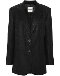 Sandro Blazer mit Strass Grau