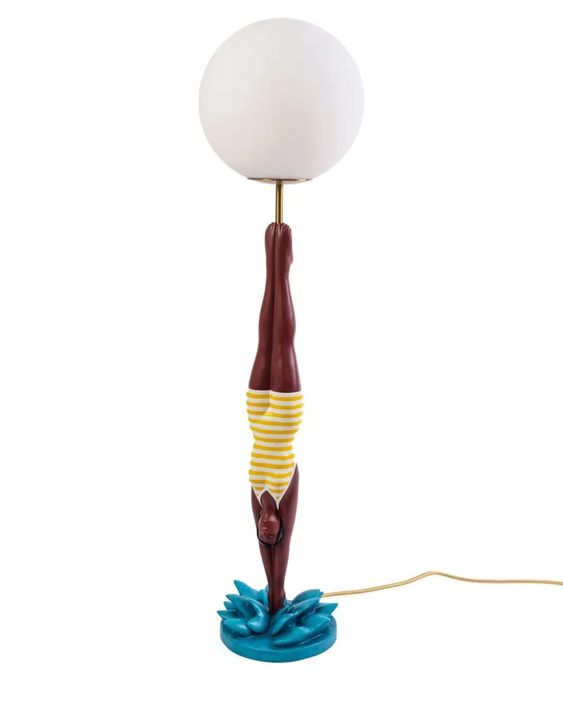 Seletti Lady Diver Tischlampe - Mehrfarbig Mehrfarbig