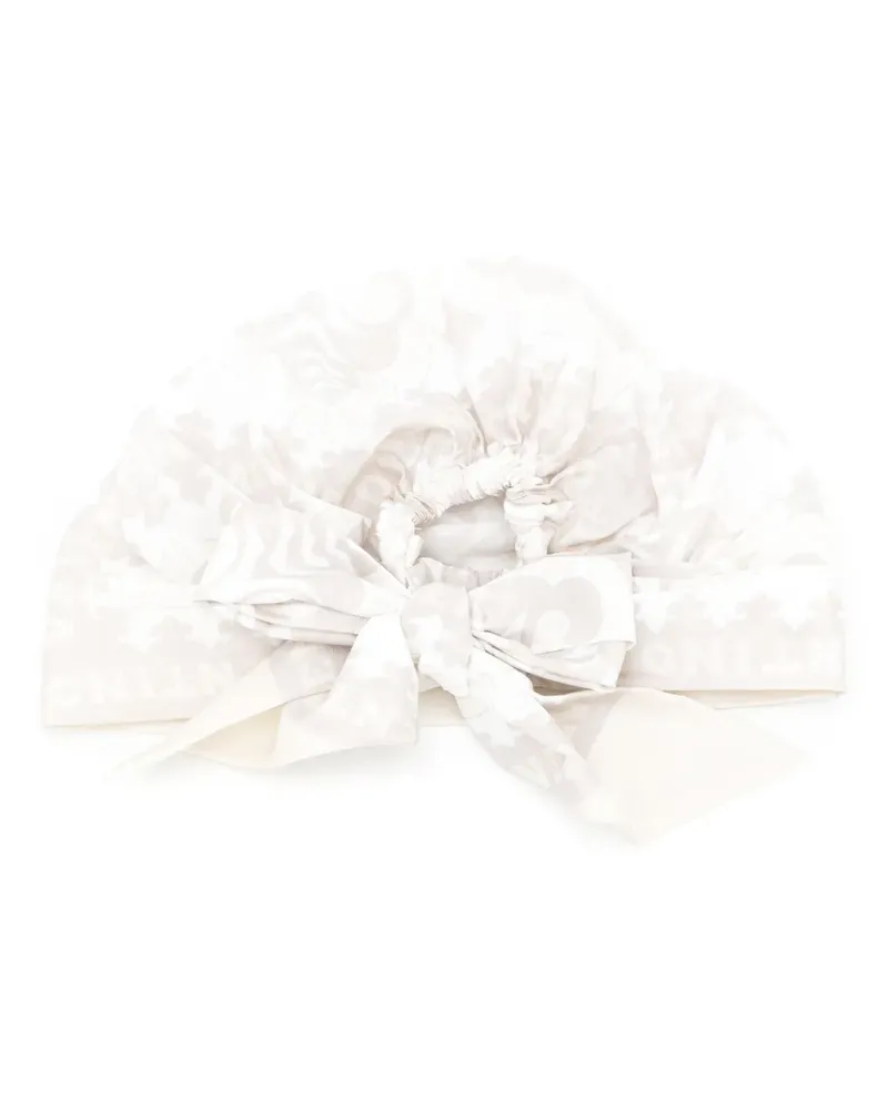 Valentino Garavani Turban mit Logo-Stickerei - Nude Nude