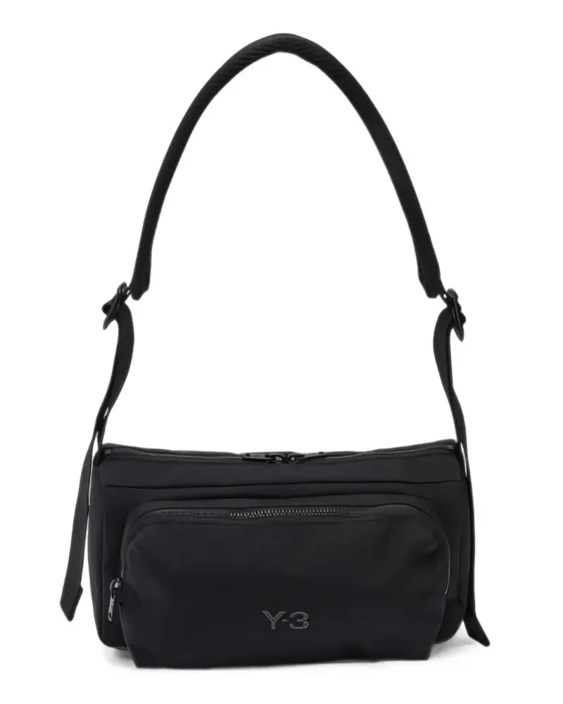 Y-3 Umhängetasche mit Logo-Print - Schwarz Schwarz