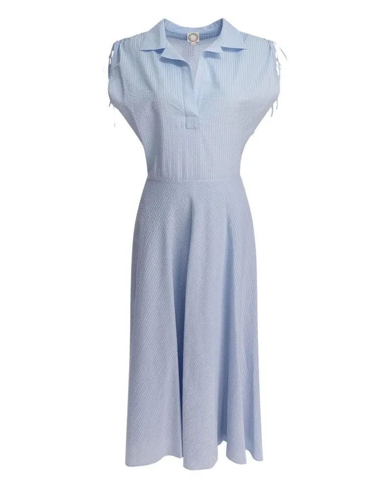 Inès de la Fressange Gestreiftes Kleid - Blau Blau