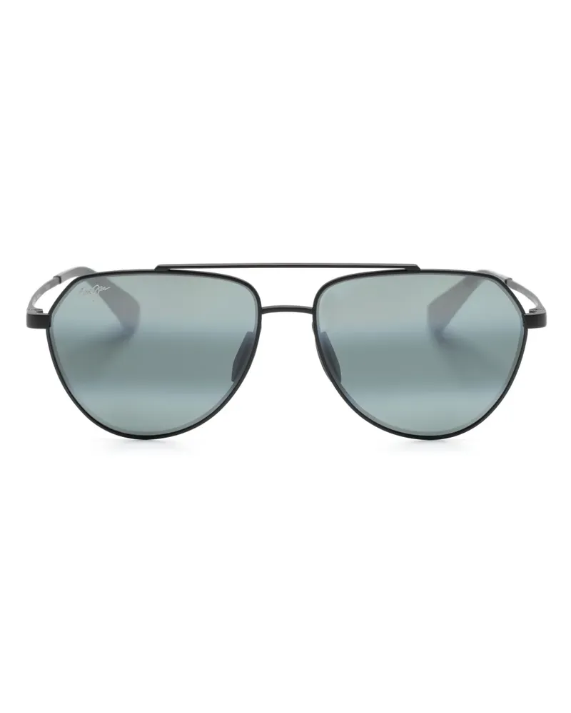 Maui Jim Waiwai Pilotenbrille - Schwarz Schwarz