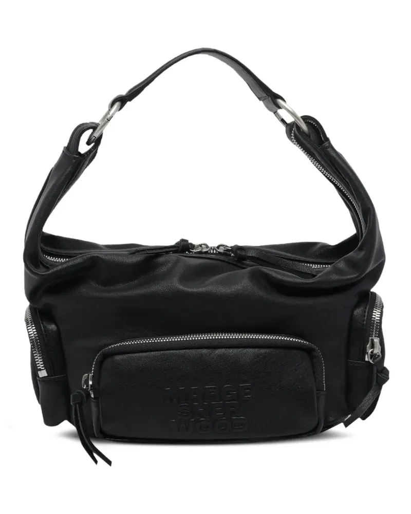 Marge Sherwood Mini City Schultertasche - Schwarz Schwarz