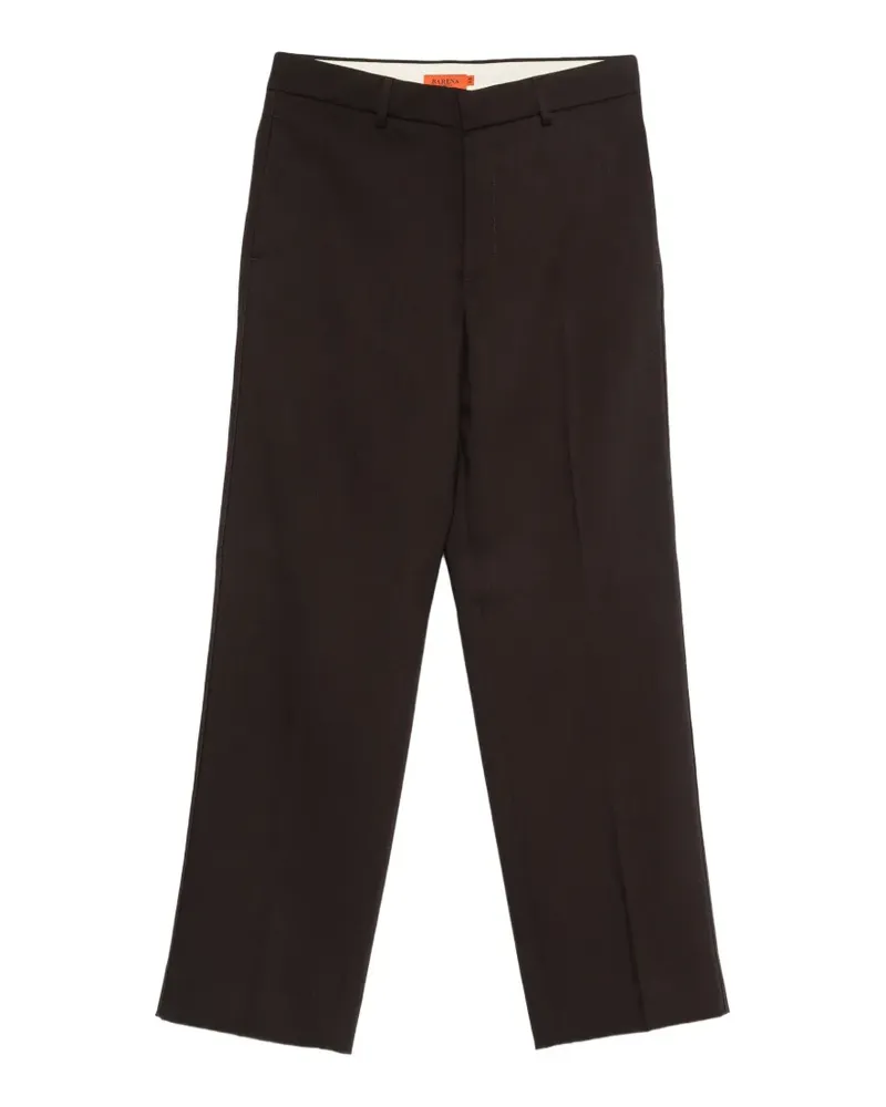 BARENA Klassische Hose mit Bügelfalten - Braun Braun
