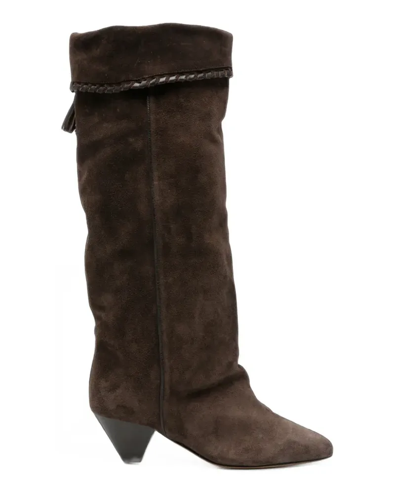 Isabel Marant Wildlederstiefel mit Quasten - Braun Braun