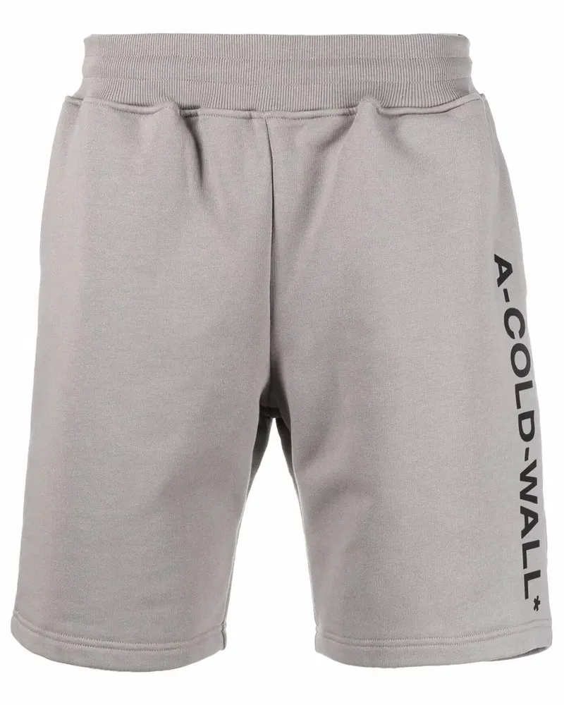 ACW* Joggingshorts mit Logo-Print - Grau Grau
