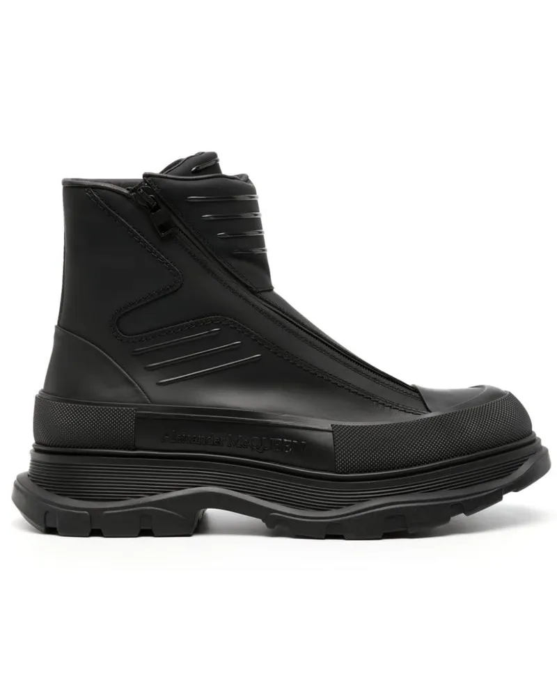 Alexander McQueen Tread Slick Stiefel 45mm - Schwarz Schwarz