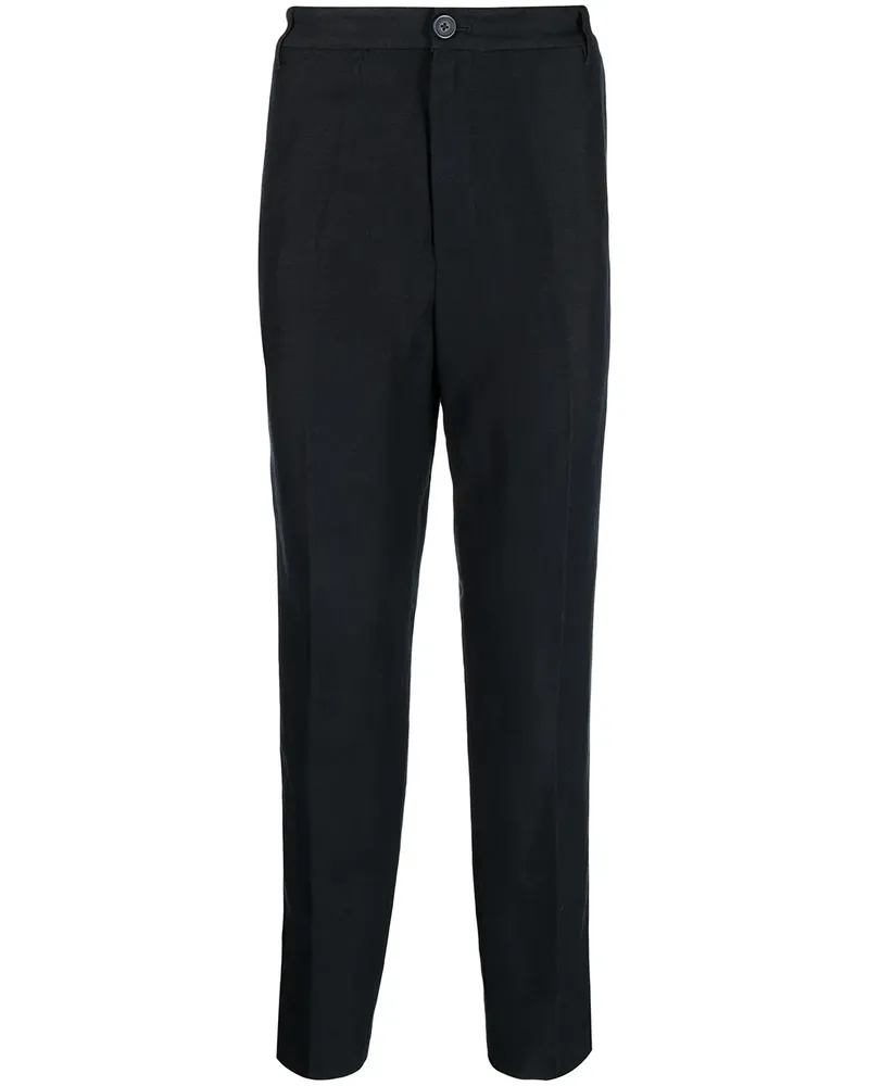 Armani Exchange high-rise tapered trousers - Blau Blau