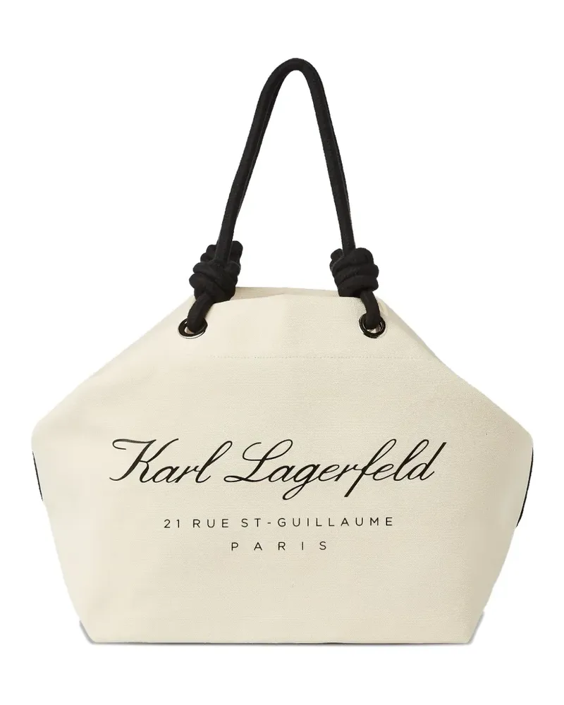 Karl Lagerfeld Hotel Karl Strandtasche - Nude Nude