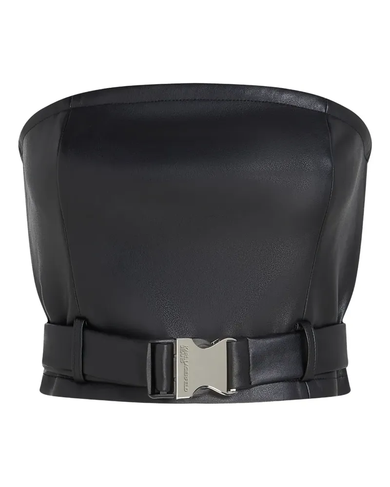 Karl Lagerfeld Trägerloses Top - Schwarz Schwarz