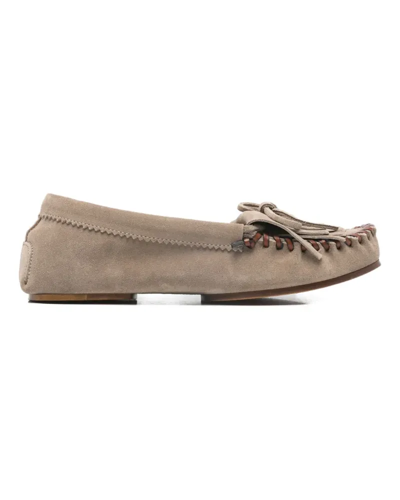 Paris Texas Indiana round-toe loafers - Nude Nude