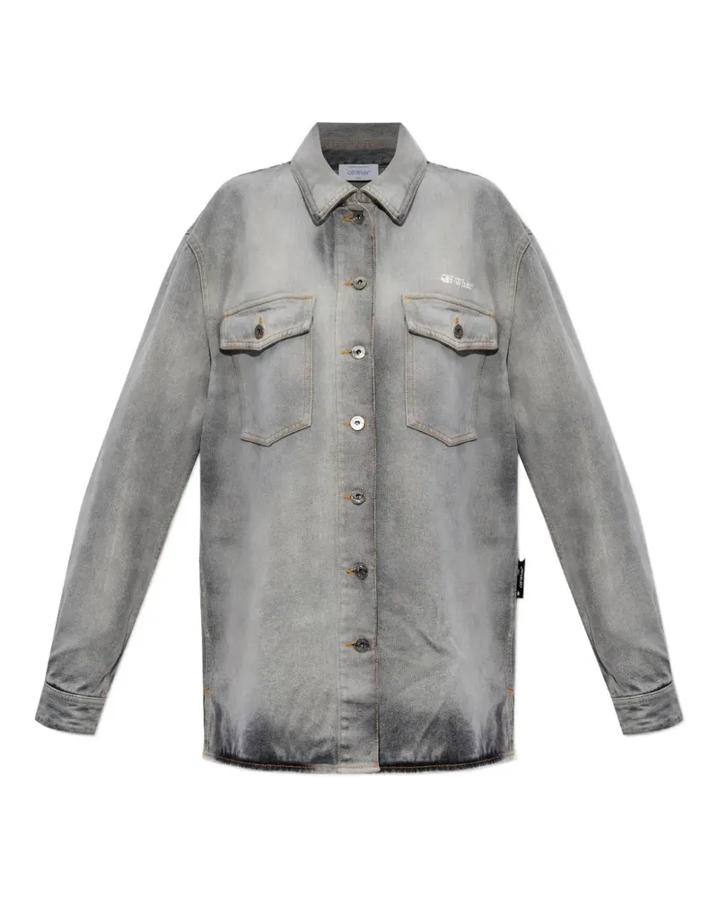 OFF-WHITE c/o Virgil Abloh denim shirt - Grau Grau