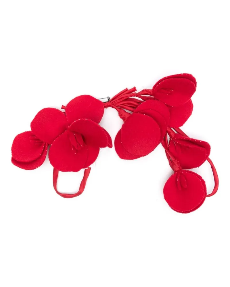 P.A.R.O.S.H. Anstecknadel mit Haare - Rot Rot