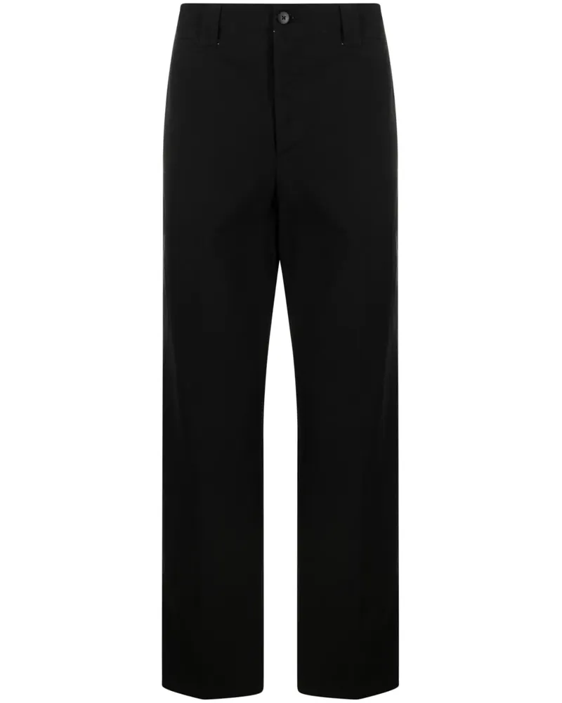 Visvim Chino mit Knopfverschluss - Schwarz Schwarz