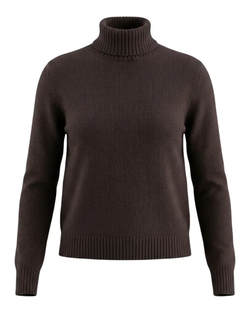 Gran Sasso roll-neck wool sweater - Braun Braun