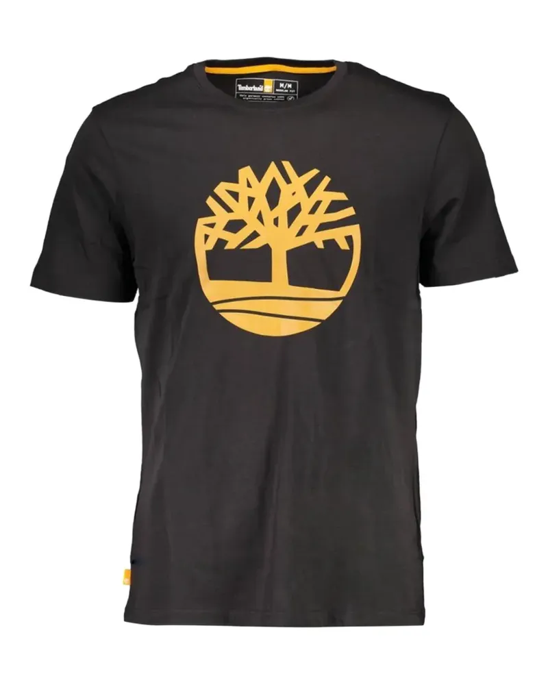 Timberland T-Shirt mit Logo-Print - Schwarz Schwarz