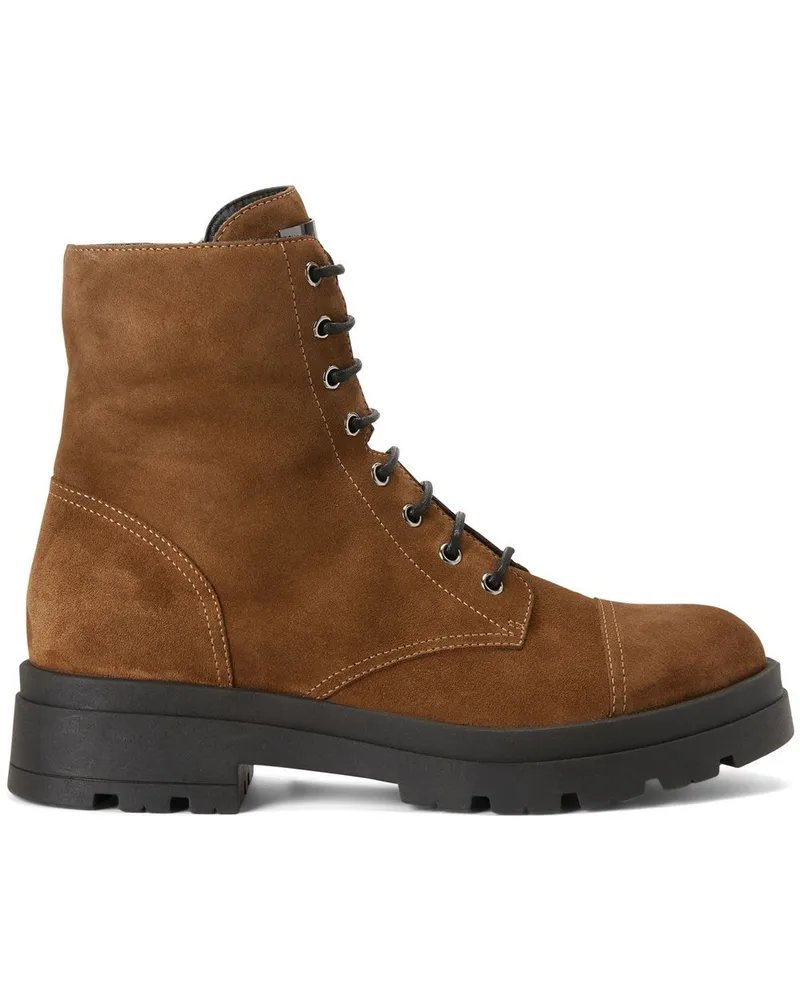 Giuseppe Zanotti Jerico Wildlederstiefel - Braun Braun