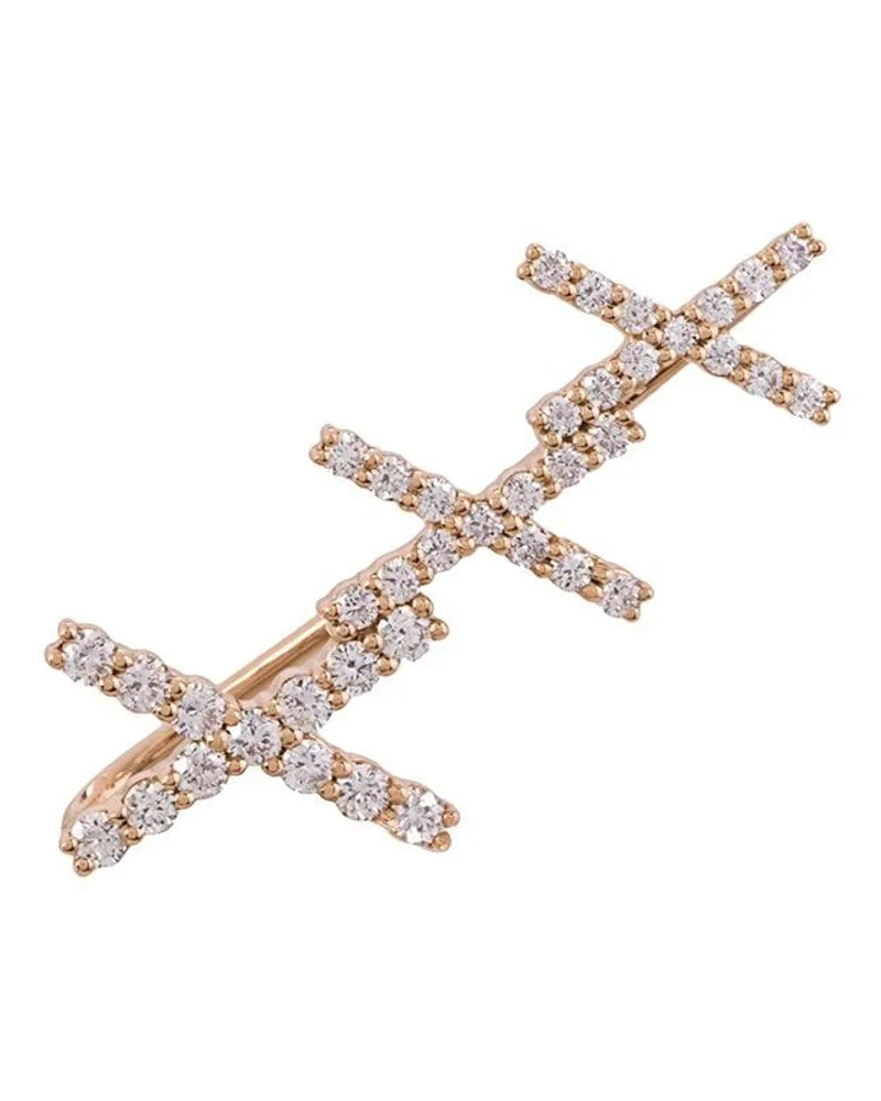 Alinka 18kt 'KATIA' Ear Cuff aus 18kt Rotgold mit Diamanten - Metallic Metallic