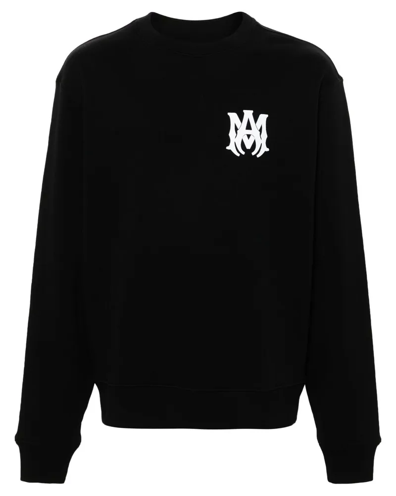 Amiri Sweatshirt mit Logo-Print - Schwarz Schwarz