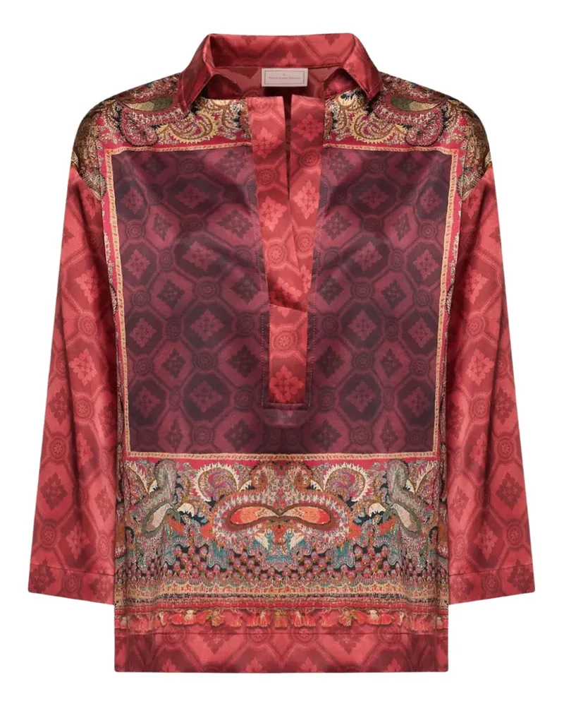 Pierre-Louis Mascia paisley-print blouse - Rot Rot